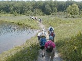 Hiking NCT FLT M21 North Country Trail Conference 2001 Stoney Pond Hike-06